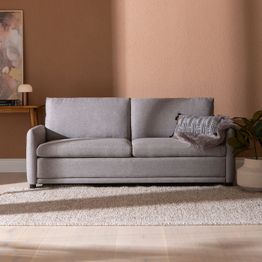 Sohva Huoku Essi, 3-istuttava, leveys 196cm, harmaa