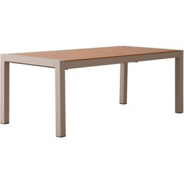 Jatkettava ruokapöytä Huoku Janita, 205/275x100cm, ruskea