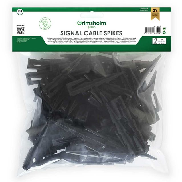 Rajaamiskaapelin pidike Grimsholm 100kpl