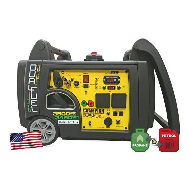 Invertterigeneraattori Champion 3500 W Bensiini/kaasu