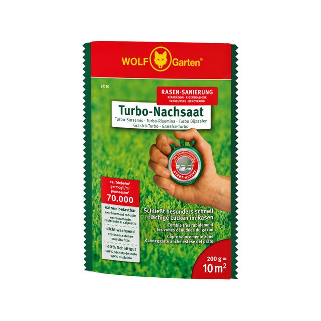 Nurmikkosiemenet Wolf-Garten LR 10