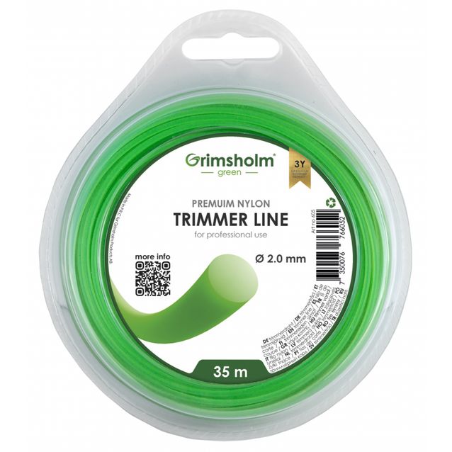 Trimmerisiima Grimsholm pyöreä vihreä 2.0mm 35m