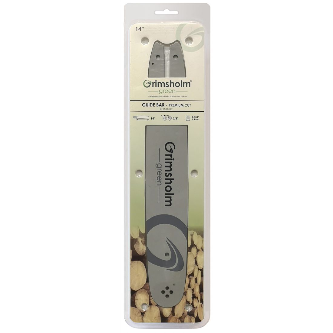 Moottorisahan laippa Grimsholm 14" 3/8" 1.3mm Premium Cut