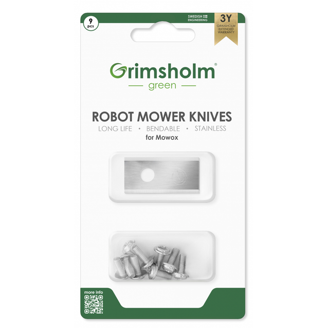 Terät Grimsholm Mowox 9kpl