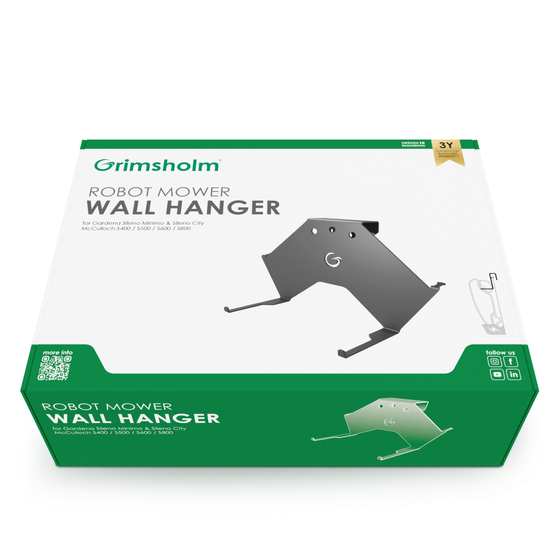 Seinäteline Grimsholmgardenalle