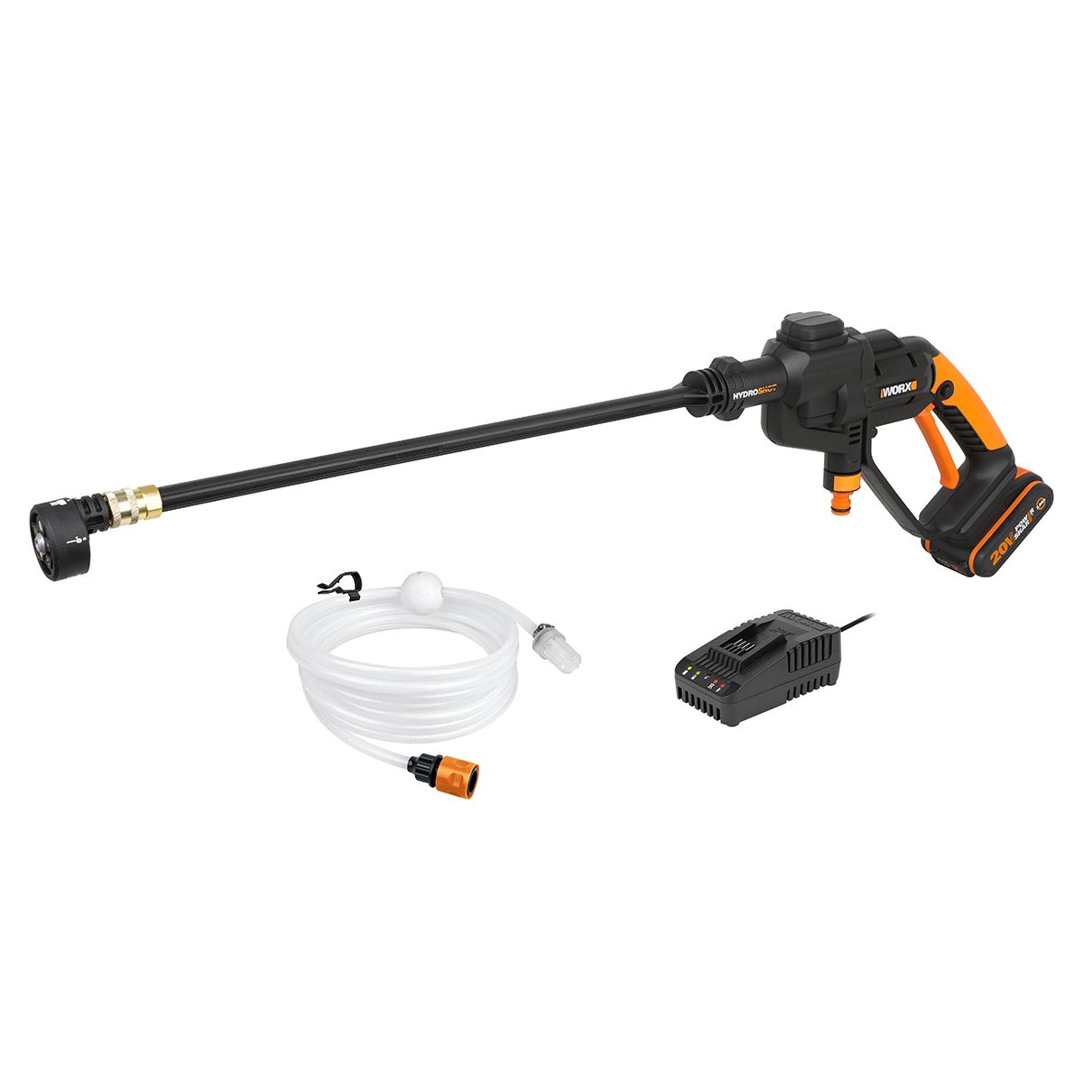 Akkukäyttöinen painepesuri Worx WG620E