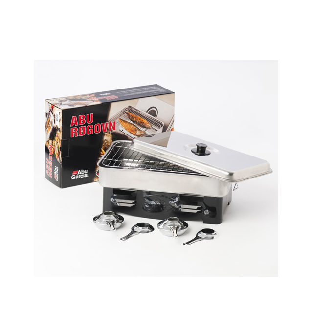 Savustuslaatikko Abugarcia Large ruostumaton teräs