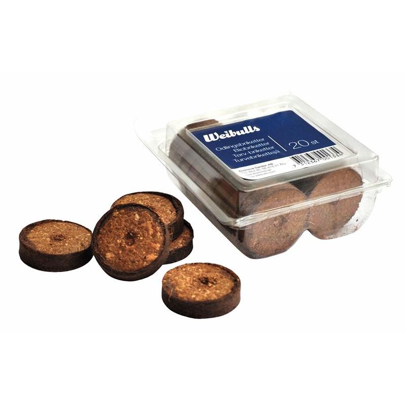 Viljelybriketit Weibulls 20kpl