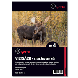 Riistasäkki 5etta 4 suuri hirvi & nauta 425x145cm