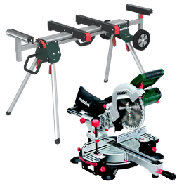 Katkaisu/jiirisaha + sahapöytä Metabo KGS 216 M + KSU 251