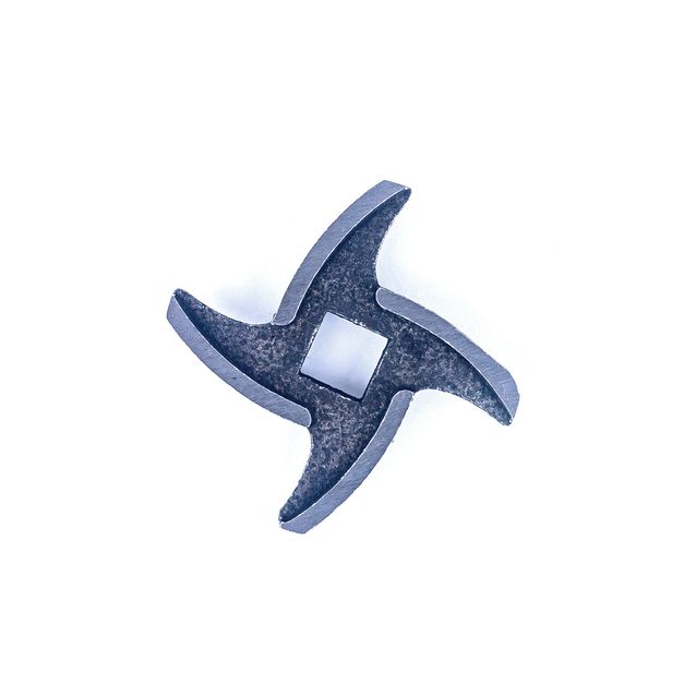 Veitsi Genzo 54mm lihasahaan jossa lihamylly