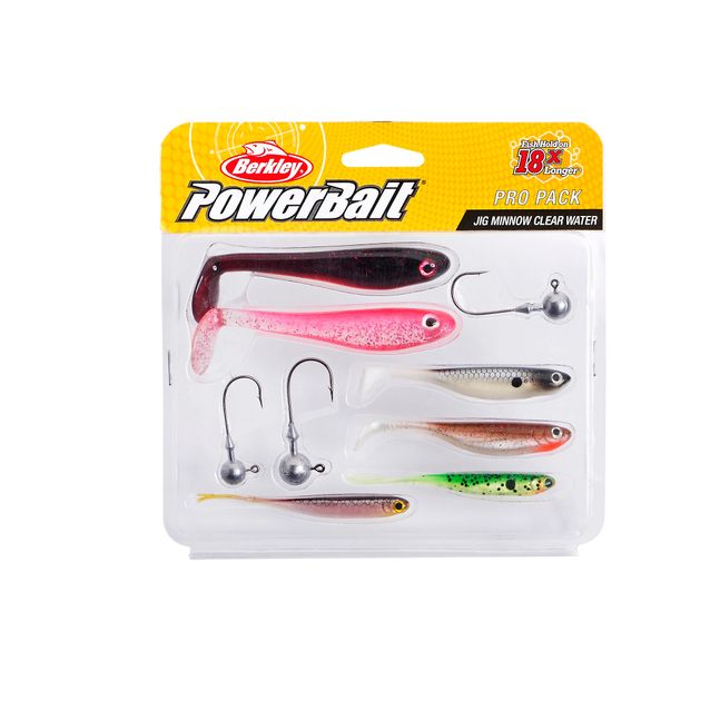 Viehesarja Berkley Pro Pack Jig Minnow kirkas vesi