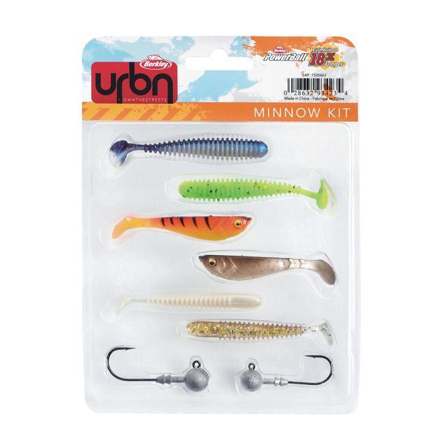 Viehesarja Berkley URBN Minnow Kit