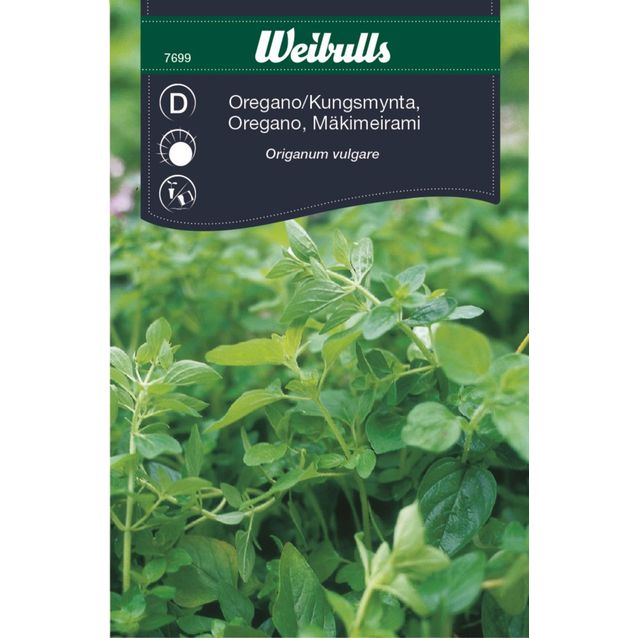 Oregano Weibulls kuningasmeirami siemenet