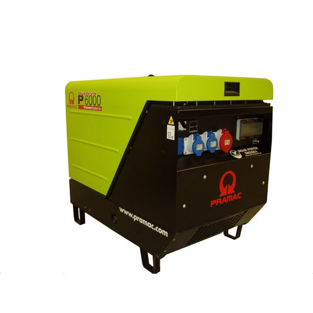 Generaattori Pramac P6000 SYEDI 1-vaiheinen Diesel Hiljainen
