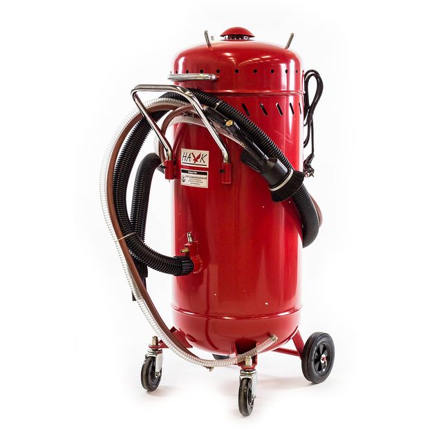 Hiekkapuhalluslaite Hawk kierrätyksellä