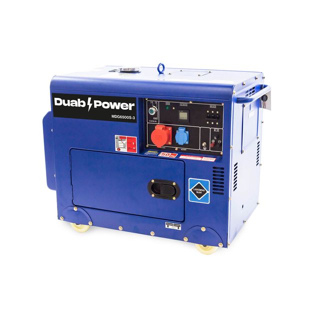 Aggregaatti Duab-Power MDG6500S-3 3-vaihe diesel hiljainen