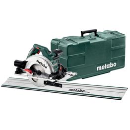 Pyörösahasetti Metabo KS 55 FS sisältää FS 160 -ohjauskiskon