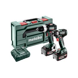Työkalupaketti Metabo Combo Set 2.8.4 18V sisältää 2x5.2Ah akut ja laturin SC 30