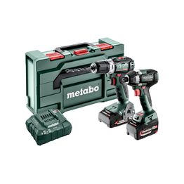 Työkalupaketti Metabo Combo Set 2.8.3 18V sisältää 2x2.0Ah ja 5.2Ah akut ja laturin ASC 55
