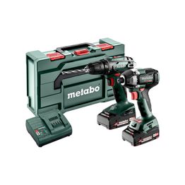 Työkalupaketti Metabo Combo Set 2.8.1 18V sisältää 2x2.0Ah akut ja laturin SC 30