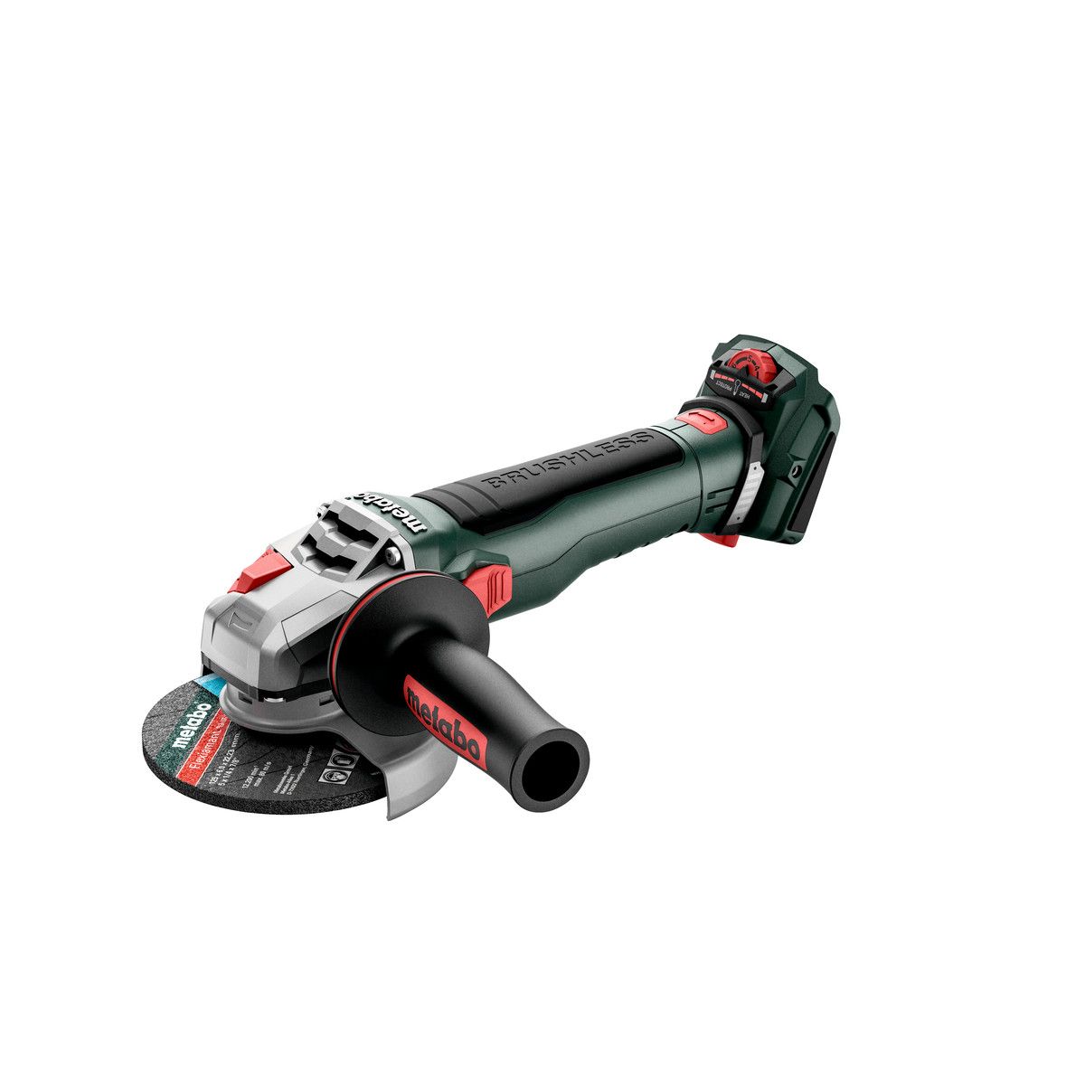 Akkukulmahiomakone Metabo WVB 18 LT BL 11-125 Quick muovilaatikossa