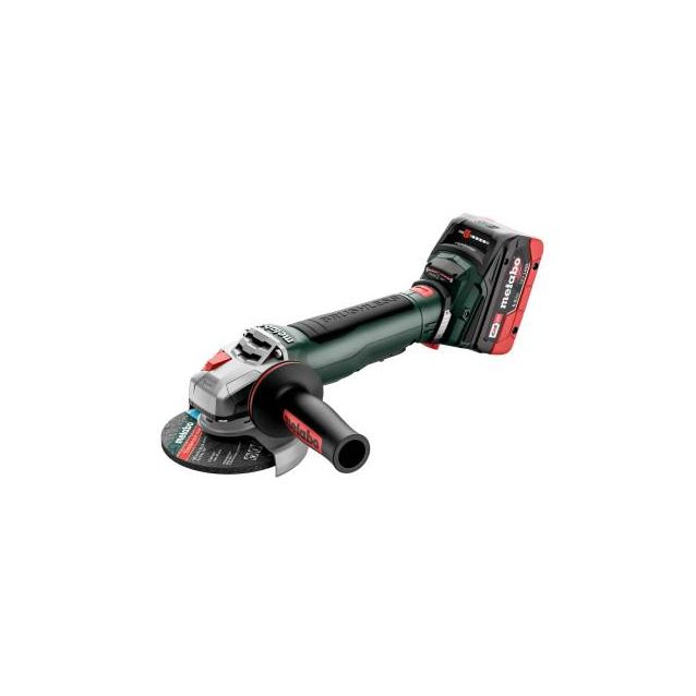 Akkukulmahiomakone Metabo WPB 18 LT BL 11-125 Quick sisältää 2x5.5Ah akut ja laturin