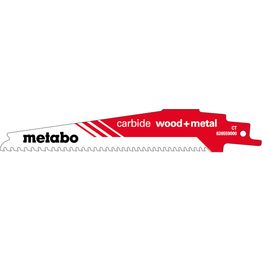 Puukkosahanterä Metabo "Carbide Wood + Metal" 150x1.25mm