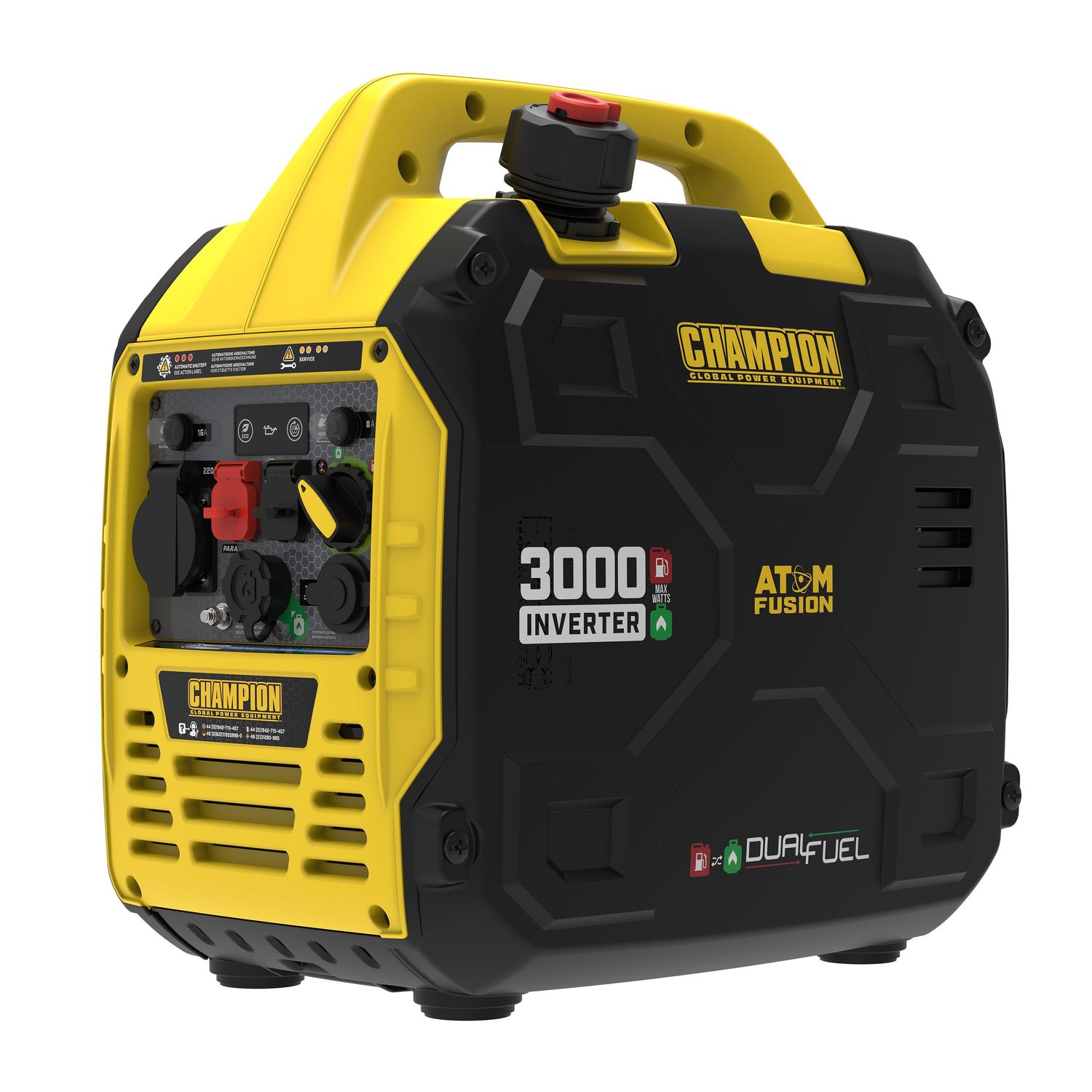 Invertterigeneraattori Champion 3000 W The Mighty Fusion Dual Fuel