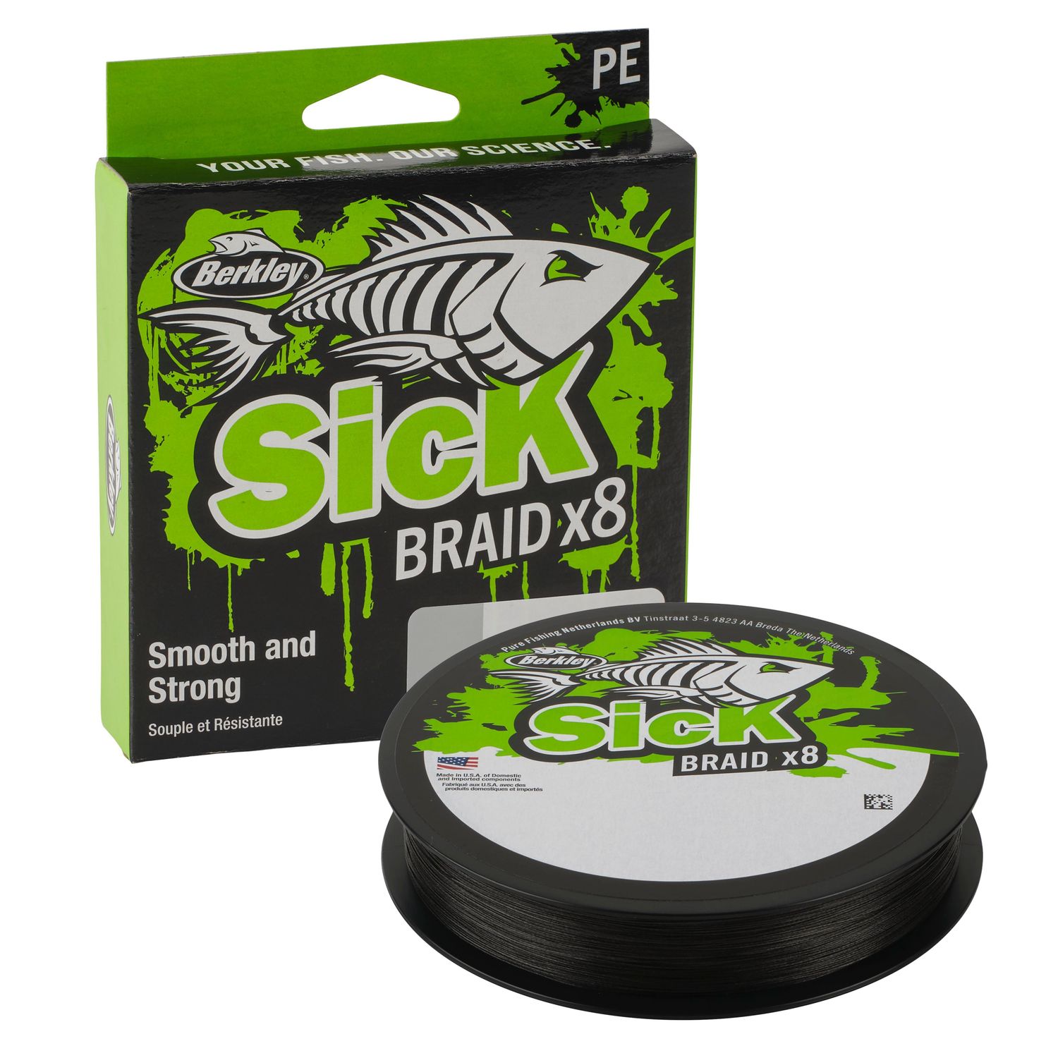 Siima Berkley Sick Braid Black 0.19mm 150m