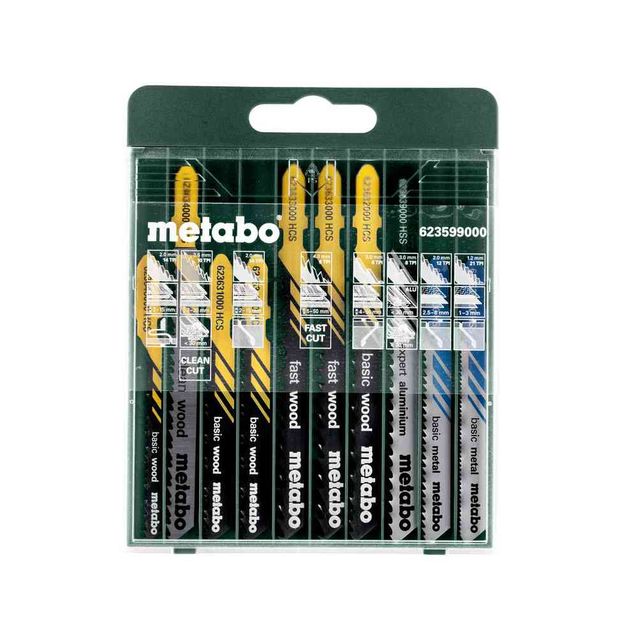 Pistosaseteräsarja Metabo 10 osaa