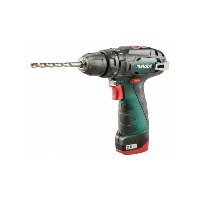 Akkuiskuporakone Metabo PowerMaxx SB 10.8V sisältää 2x2.0Ah akut