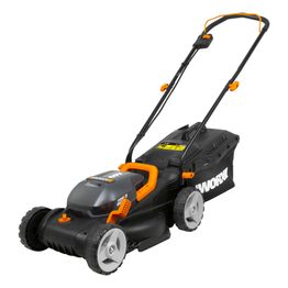 Akkuruohonleikkuri Worx WG779E.1 2x20V 34cm sisältää 2x4 Ah akun ja laturin