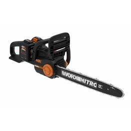 Akkumoottorisaha Worx WG385E 2x20V 40cm sisältää 2 x 4.0Ah akun ja laturin