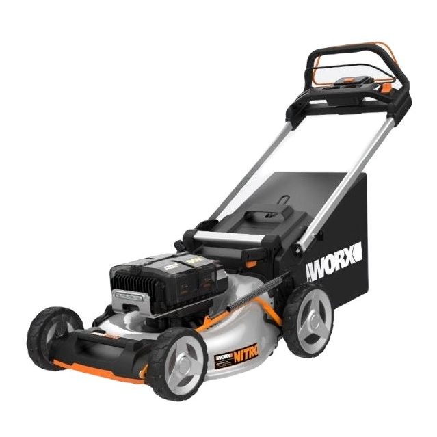 Akkuruohonleikkuri Worx WG761E 80V 53cm sisältää 4x20V akun ja laturin