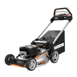 Akkuruohonleikkuri Worx WG761E 80V 53cm sisältää 4x20V akun ja laturin
