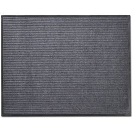 Harmaa pvc ovimatto 120 x 180 cm