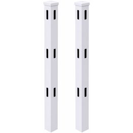 Hevosaitauksen kulmatolppa Ranch 183 cm, 3 rima-aukkoa, 2 kpl