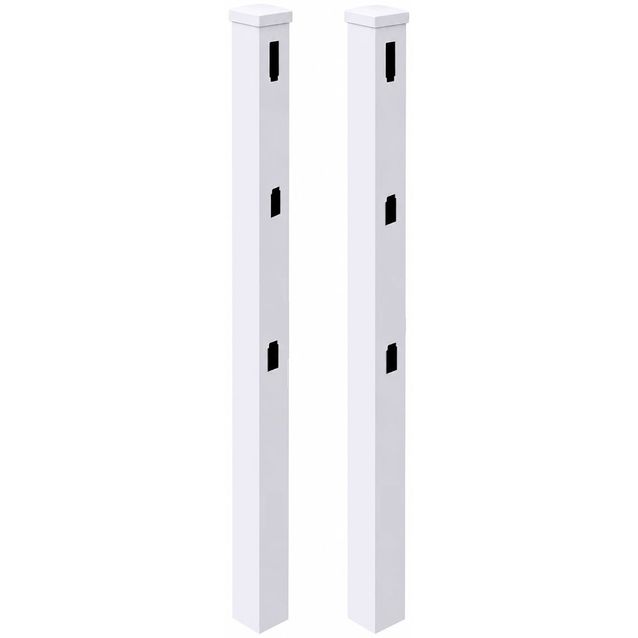 Hevosaitauksen päätytolppa Ranch 183 cm, 3 rima-aukkoa, 2 kpl