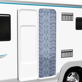 Hyönteisverho hopea 56x200 cm chenille