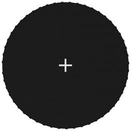 Hyppymatto musta kangas 3,05 m pyöreälle trampoliinille