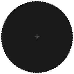 Hyppymatto musta kangas 4,57 m pyöreälle trampoliinille