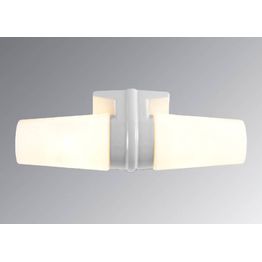 Seinävalaisin Ifö Electric Bernadotte tupla valkoinen posliini IP44