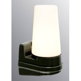 Seinävalaisin Ifö Electric Bernadotte yksittäinen musta posliini IP44