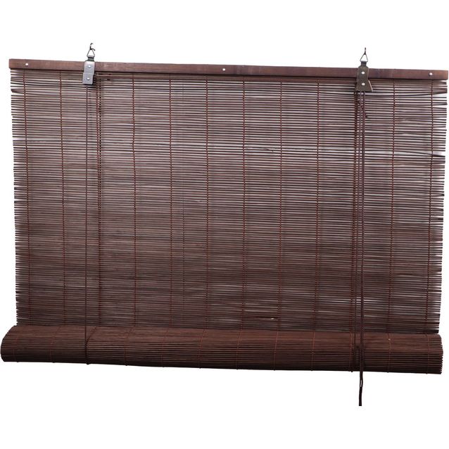 Bamburullaverho Ihanin ruskea pituus 180 cm eri leveyksiä