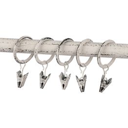 Verhorenkaat nipistimellä Ihanin 25/32mm antiikkivalkoinen