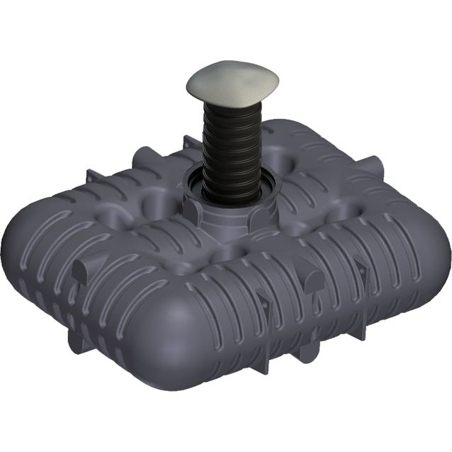 Umpisäiliö, IISI 6100L, erikoismatala, OD450 huoltoputkella