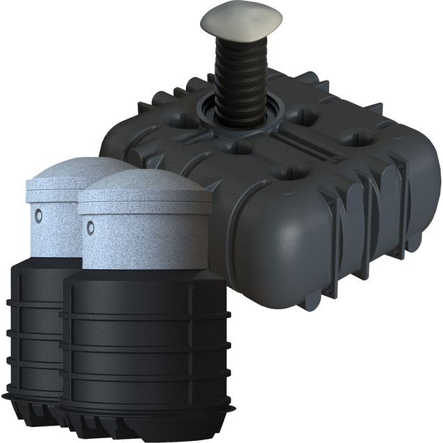 Umpisäiliö erikoismatala 5000-OD450 + IISI H12 Harmaavesipuhdistamo