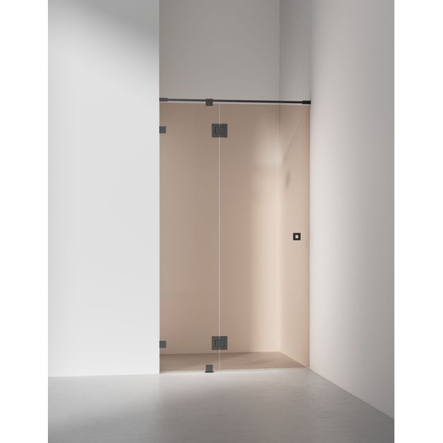 Suihkuovi INR Arc 5 Original, Pronssilasi, mattamusta Profiili, mittatilaus