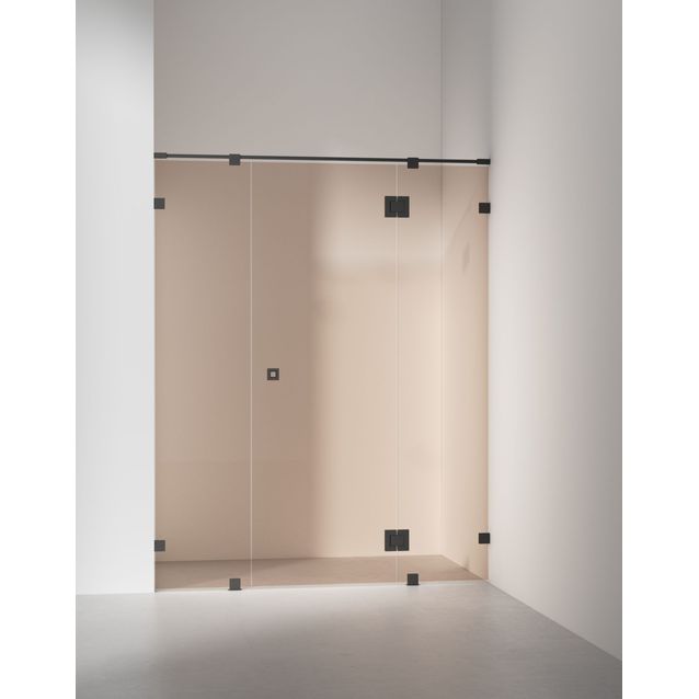 Suihkuovi INR Arc 7 Original, Pronssilasi, mattamusta Profiili, mittatilaus